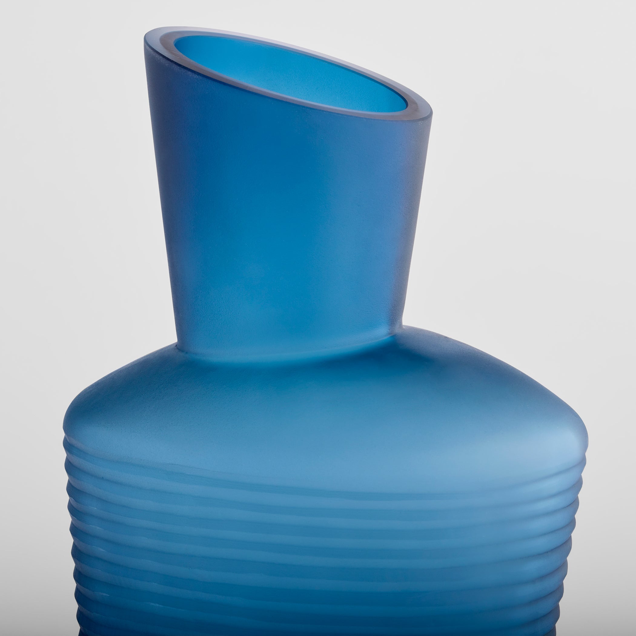 Cyan Design 12093 Vase, Large Scale, Hand-Carved, Blue