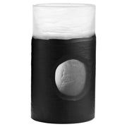 Cyan Design 11256 Ominous Frost Vase Short - Clear And Black