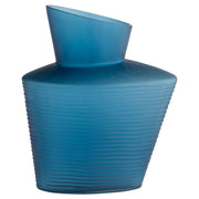 Cyan Design 12095 Vase, UL Damp Rated, Hand-Carved, Blue