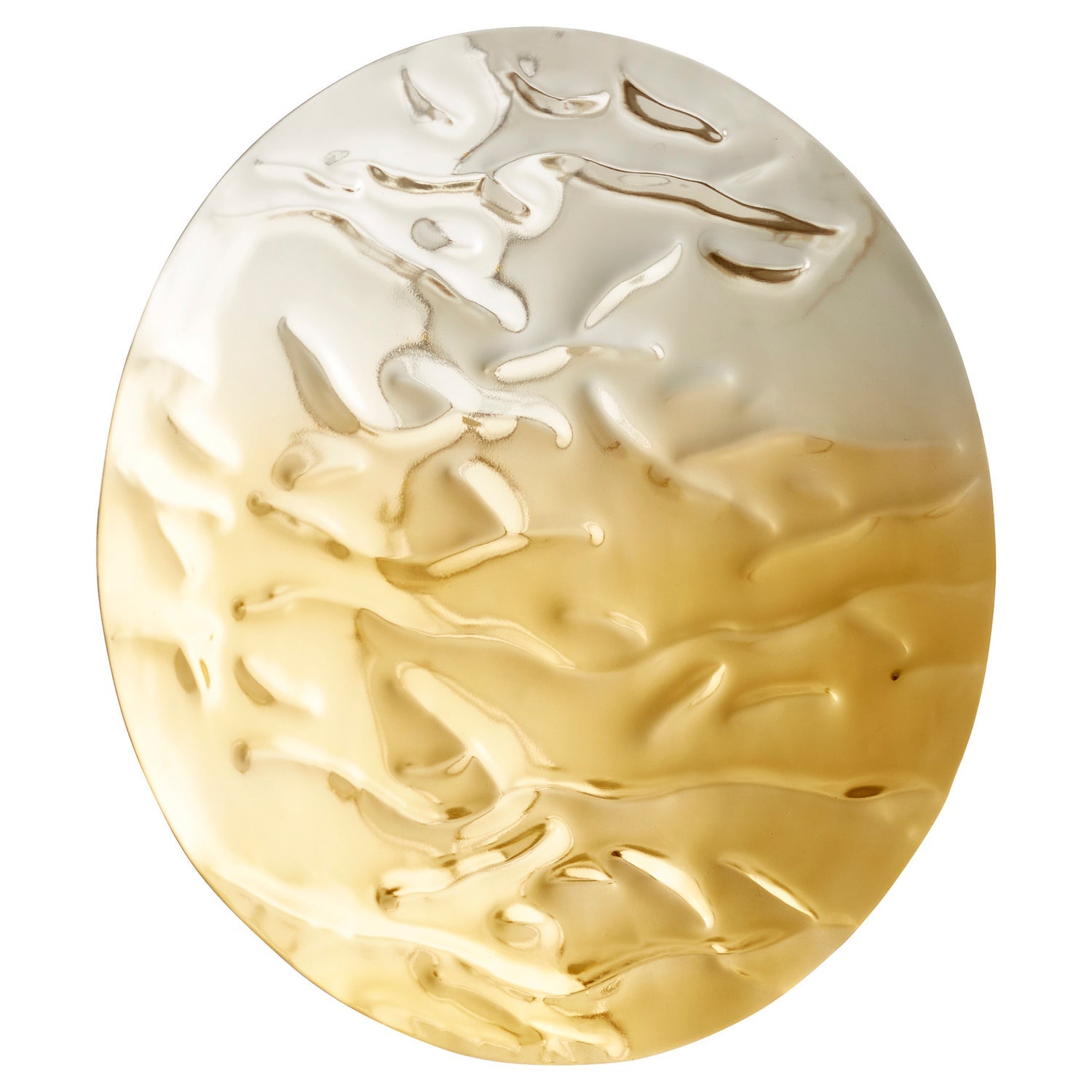 Cyan Design 11316 Ripple Wall Decor - Silver And Gold - Small