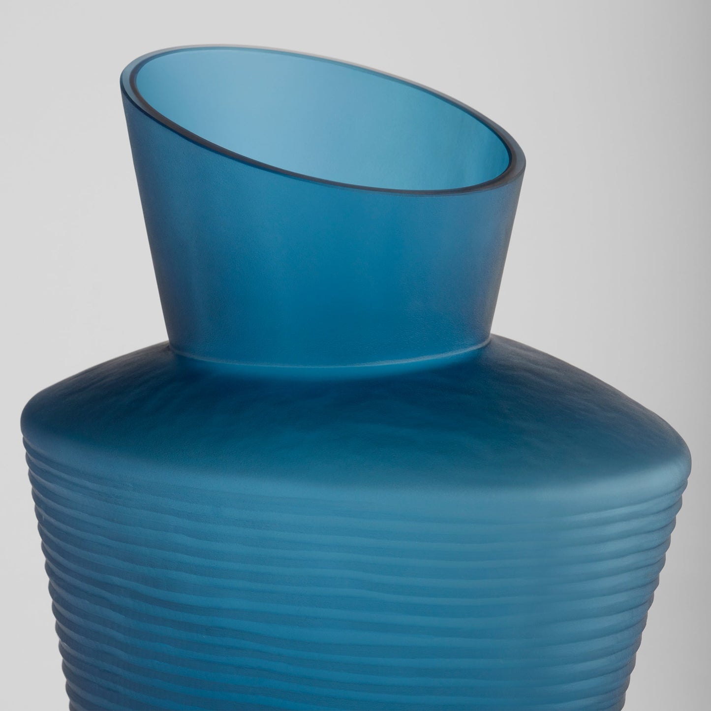 Cyan Design 12095 Vase, UL Damp Rated, Hand-Carved, Blue