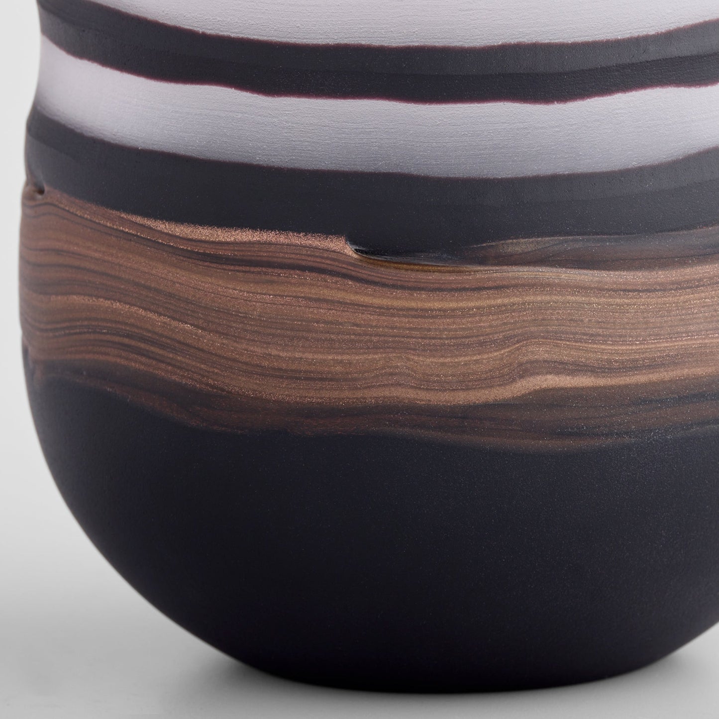 Cyan Design 12098 Vase, Hand-Carved, Black | Clear | Copper