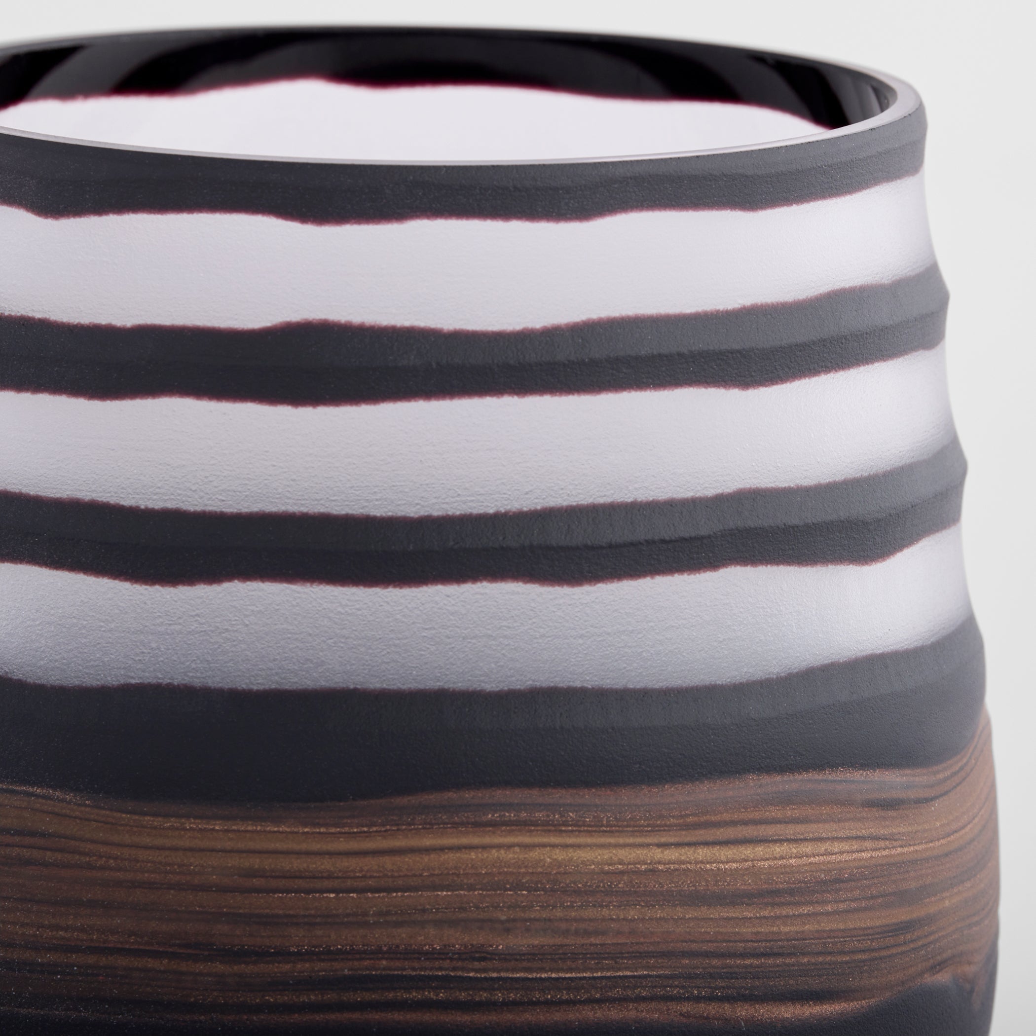 Cyan Design 12098 Vase, Hand-Carved, Black | Clear | Copper