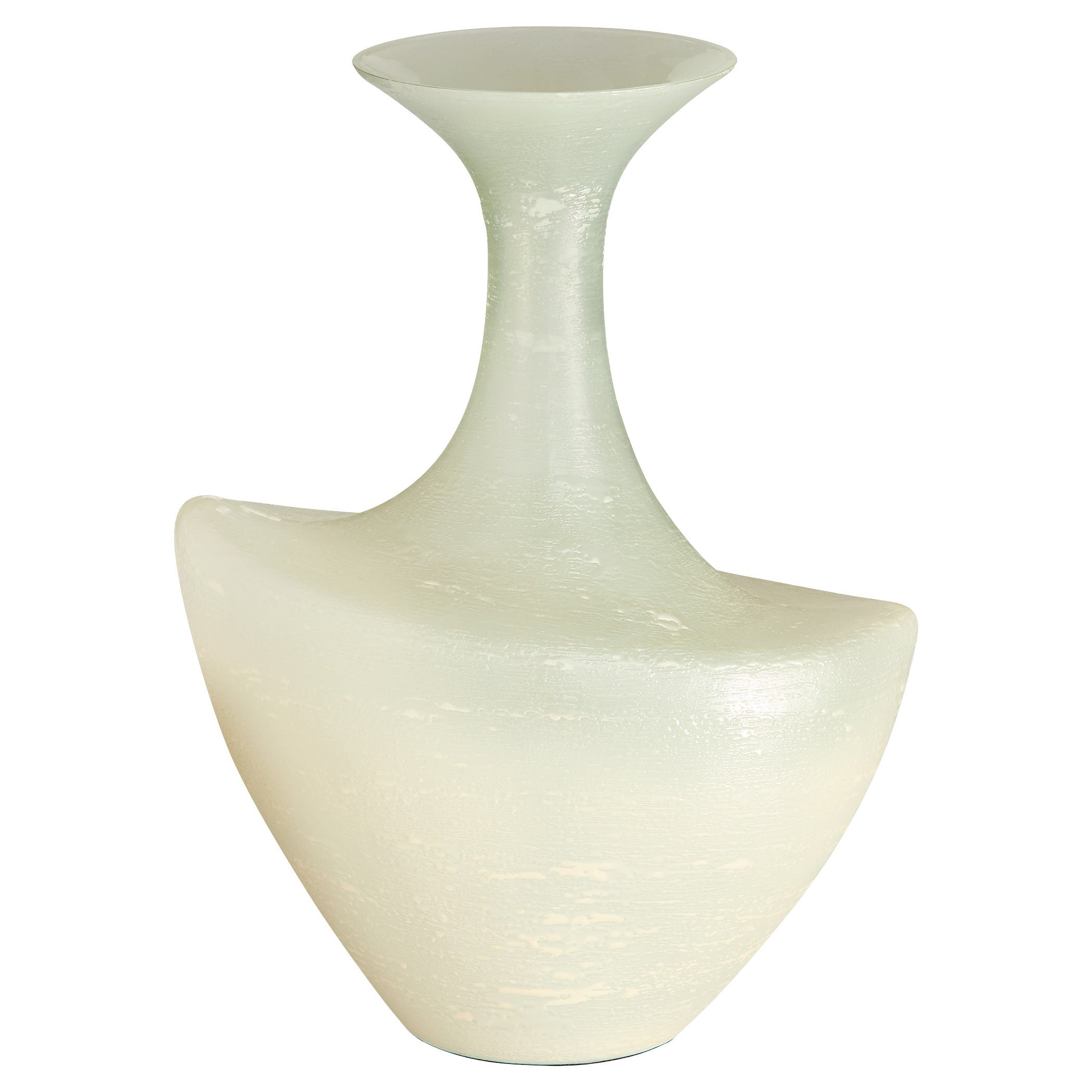 Cyan Design Taku 12099 Vase, Abstract Colored Glass, Icy Teal