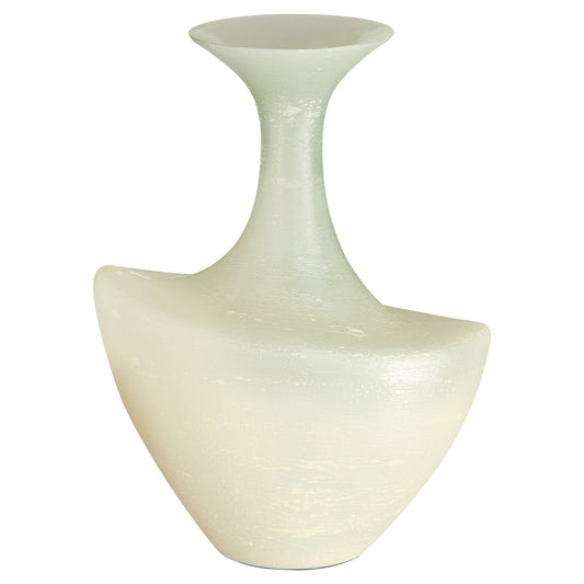 Cyan Design Taku 12099 Vase, Abstract Colored Glass, Icy Teal