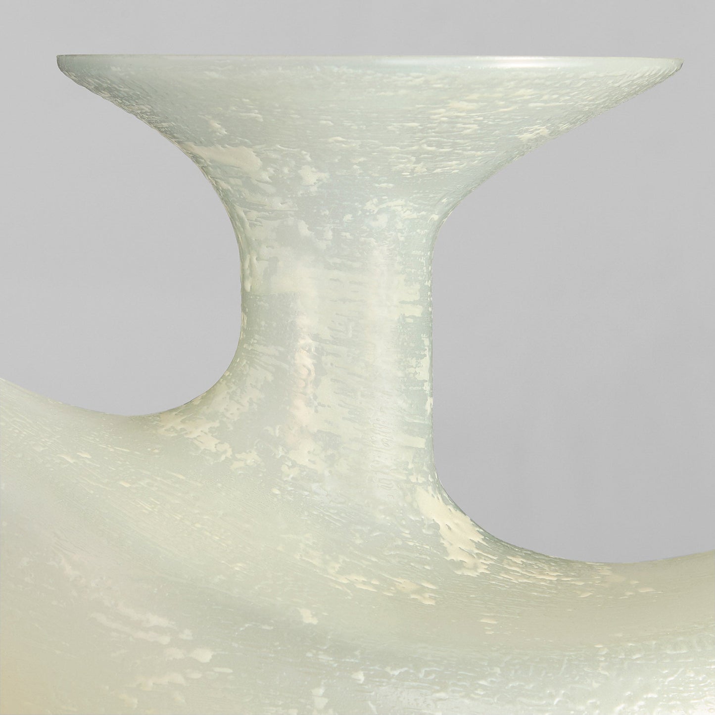 Cyan Design Taku 12100 Vase, Abstract Colored Glass, Icy Teal