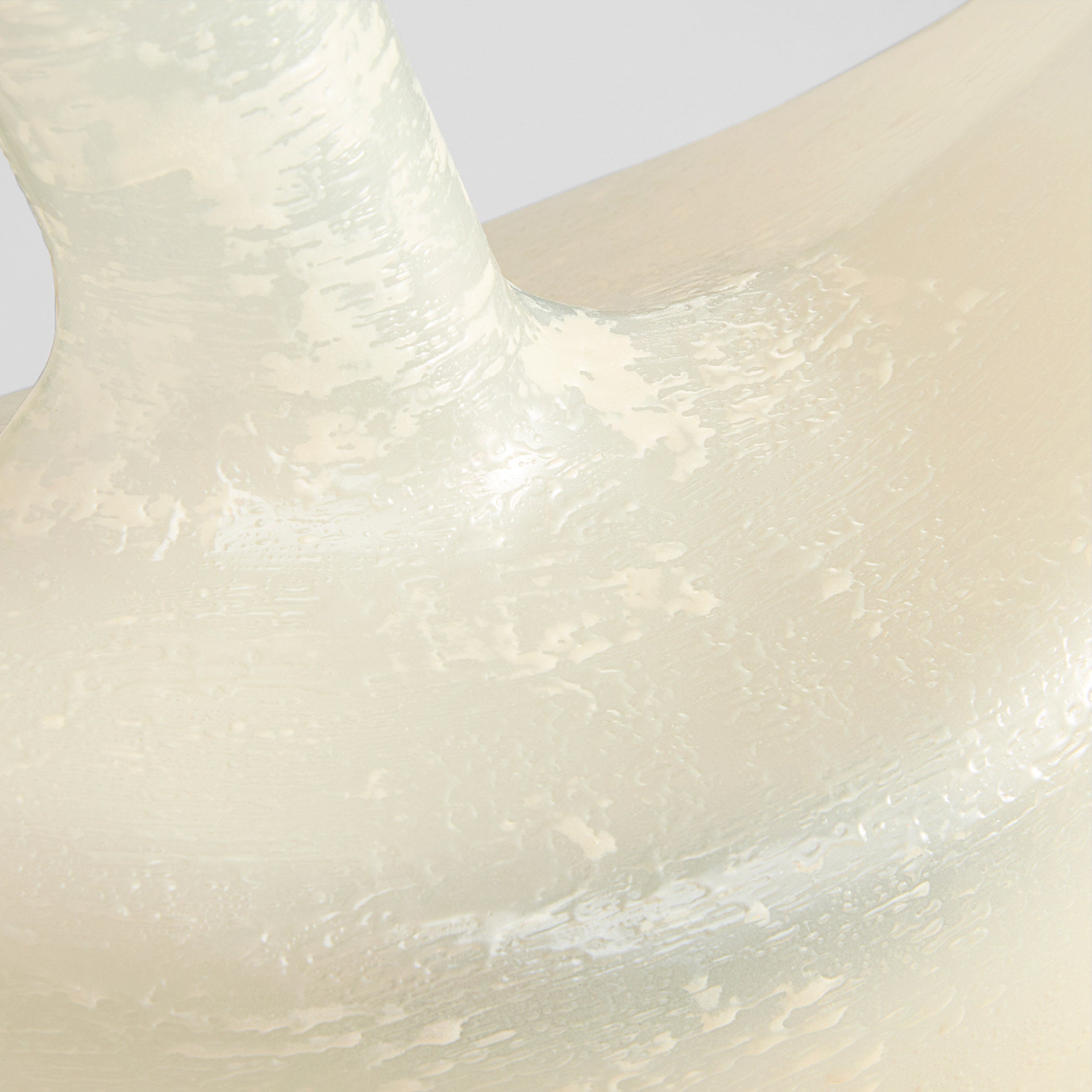 Cyan Design Taku 12100 Vase, Abstract Colored Glass, Icy Teal