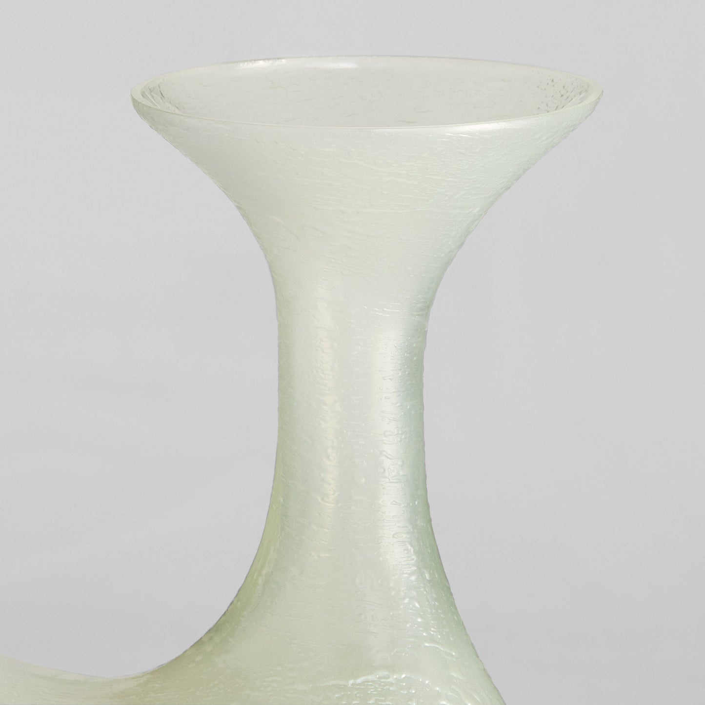 Cyan Design Taku 12101 Vase, Abstract Colored Glass, Icy Teal