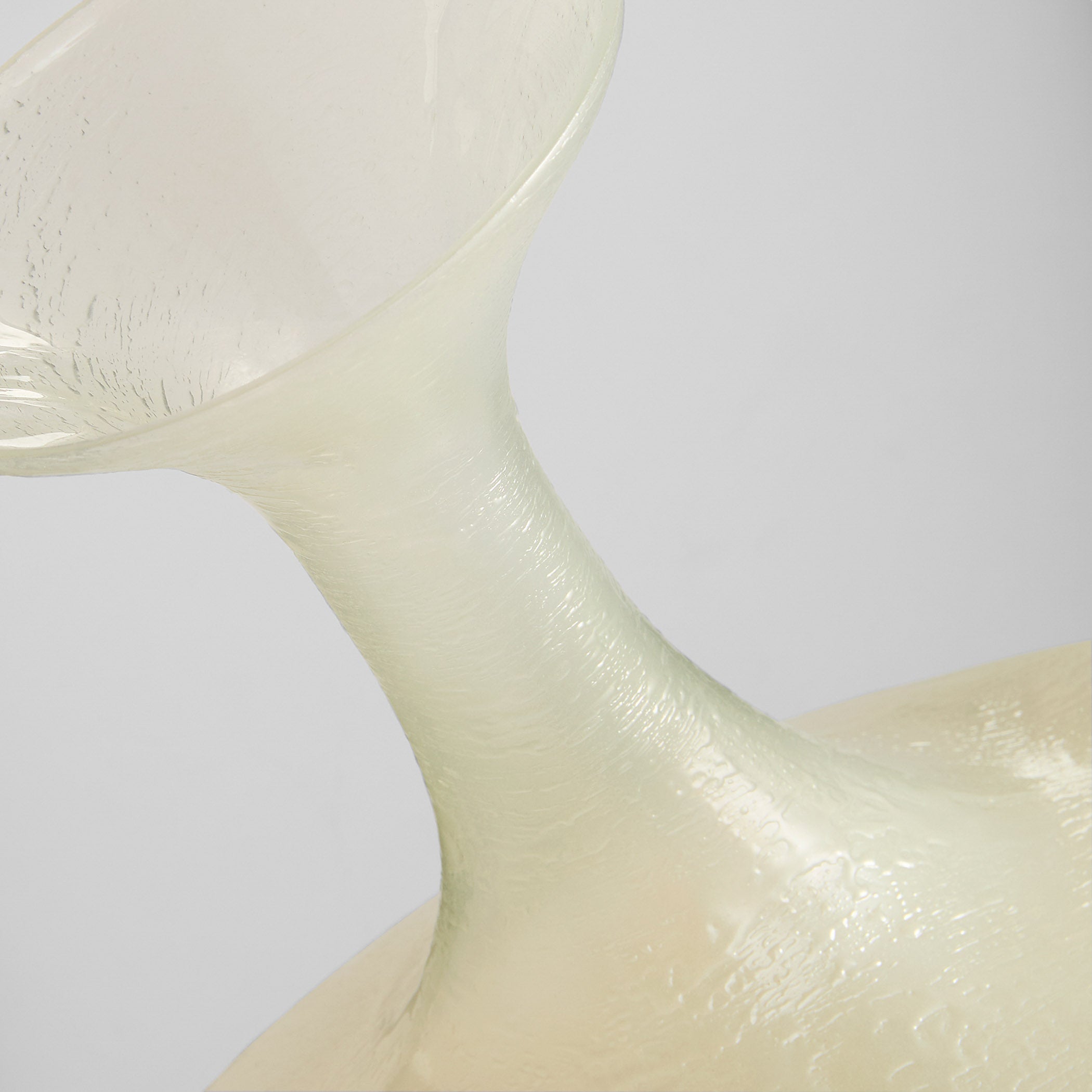 Cyan Design Taku 12101 Vase, Abstract Colored Glass, Icy Teal