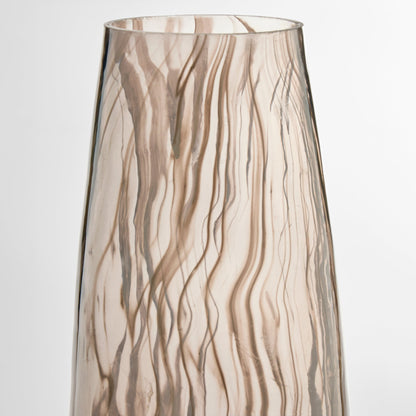 Cyan Design Billow 12108 Vase, Grey Swirl