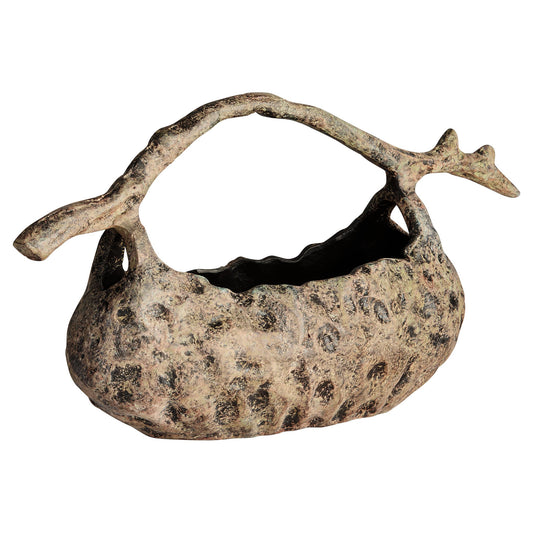 Cyan Design Hobitt 12110 Basket, Aged Ochre