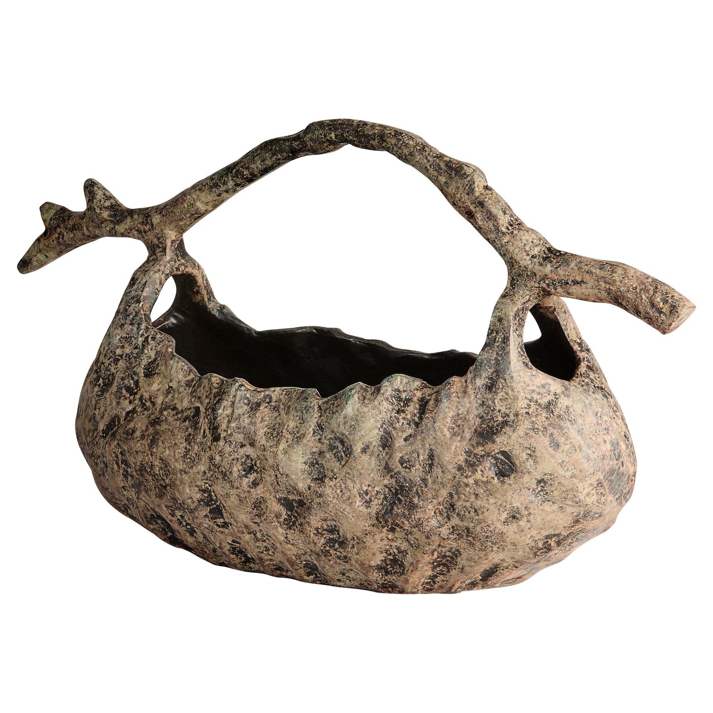 Cyan Design Hobitt 12110 Basket, Aged Ochre