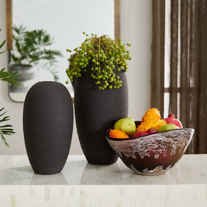 Cyan Design 12123 Vase, Vase, Organic Aesthetic, Black
