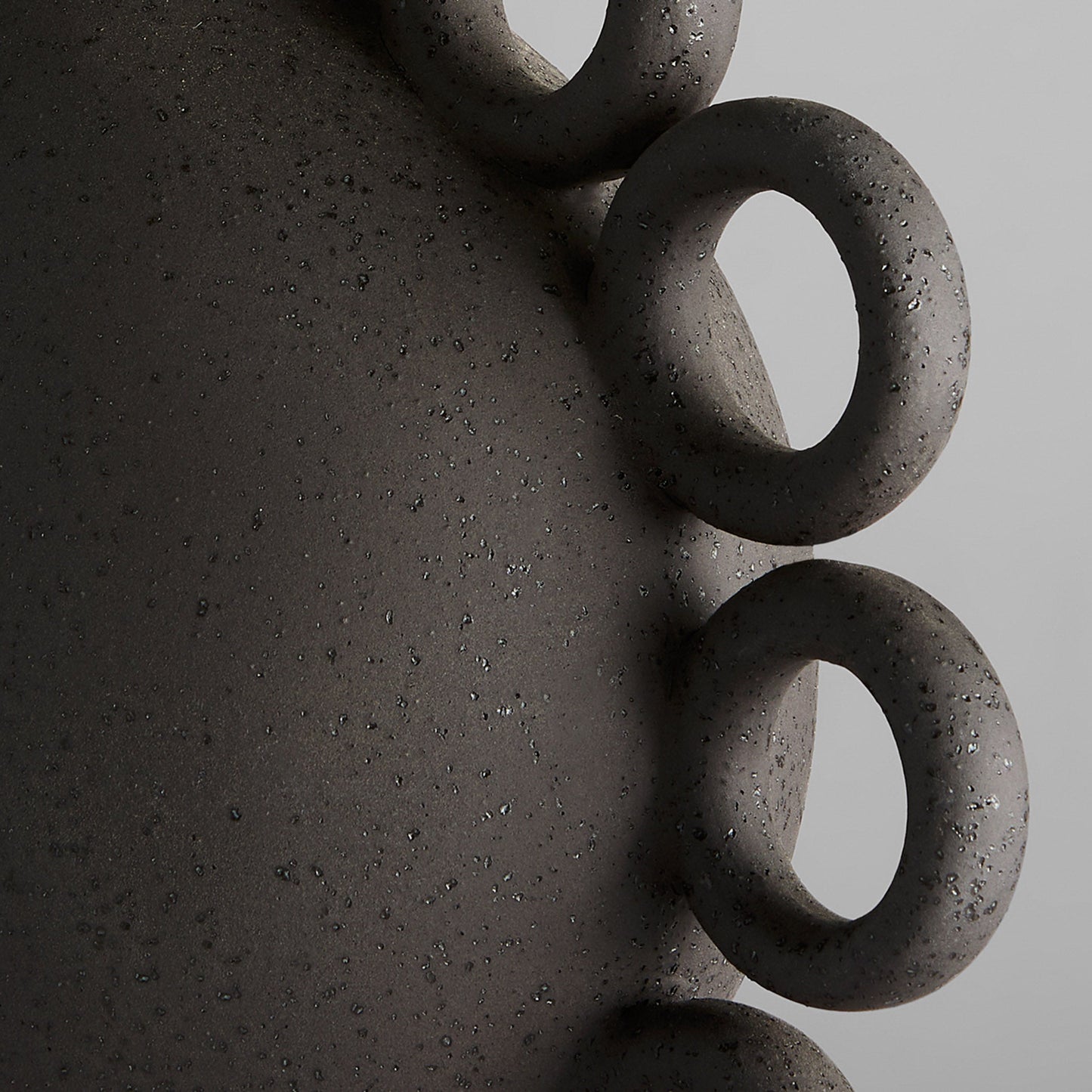 Cyan Design 12127 Ringlets Vase, Unusual Aesthetic Design, Black