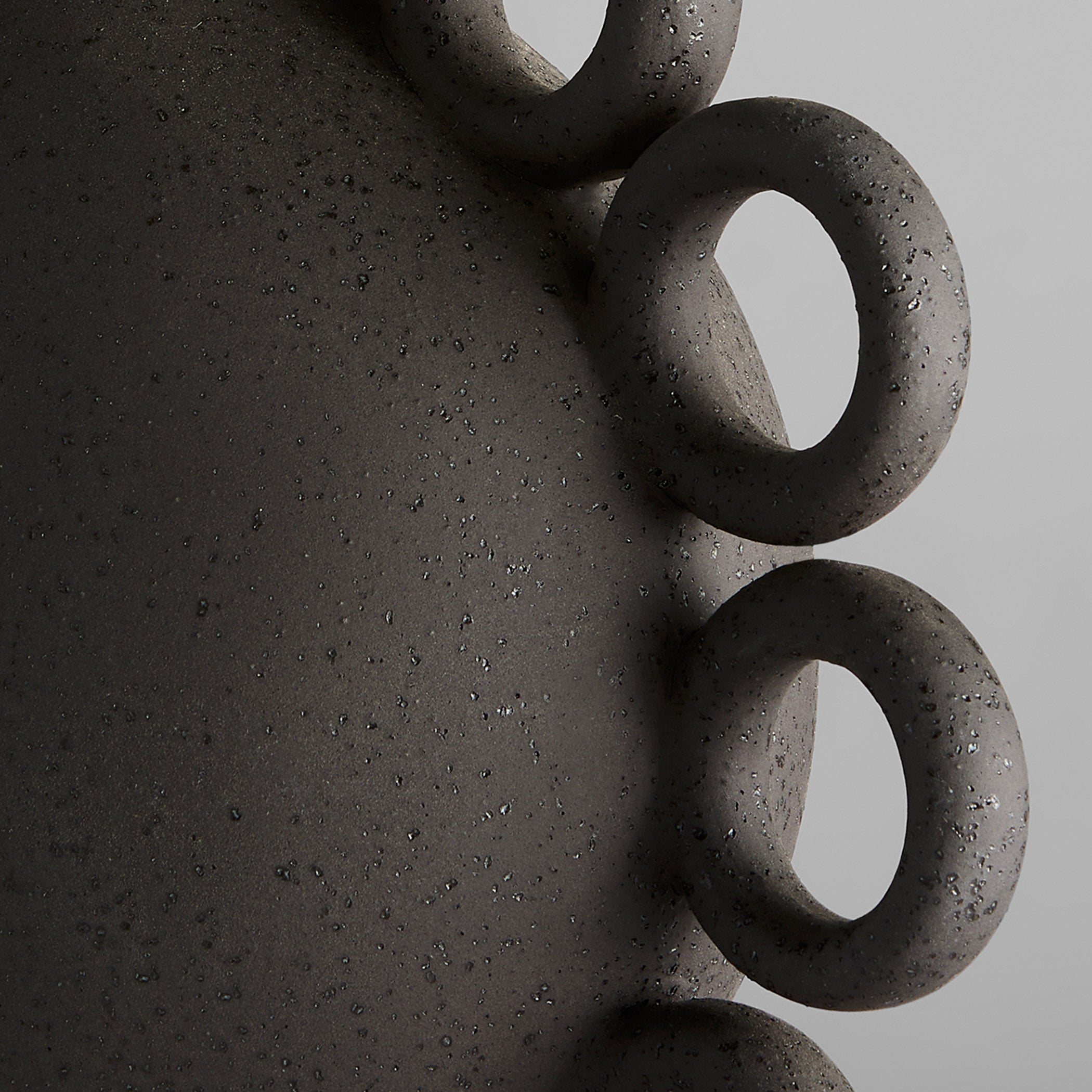 Cyan Design 12127 Ringlets Vase, Unusual Aesthetic Design, Black