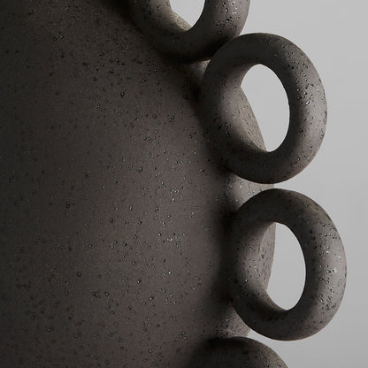 Cyan Design 12127 Ringlets Vase, Unusual Aesthetic Design, Black