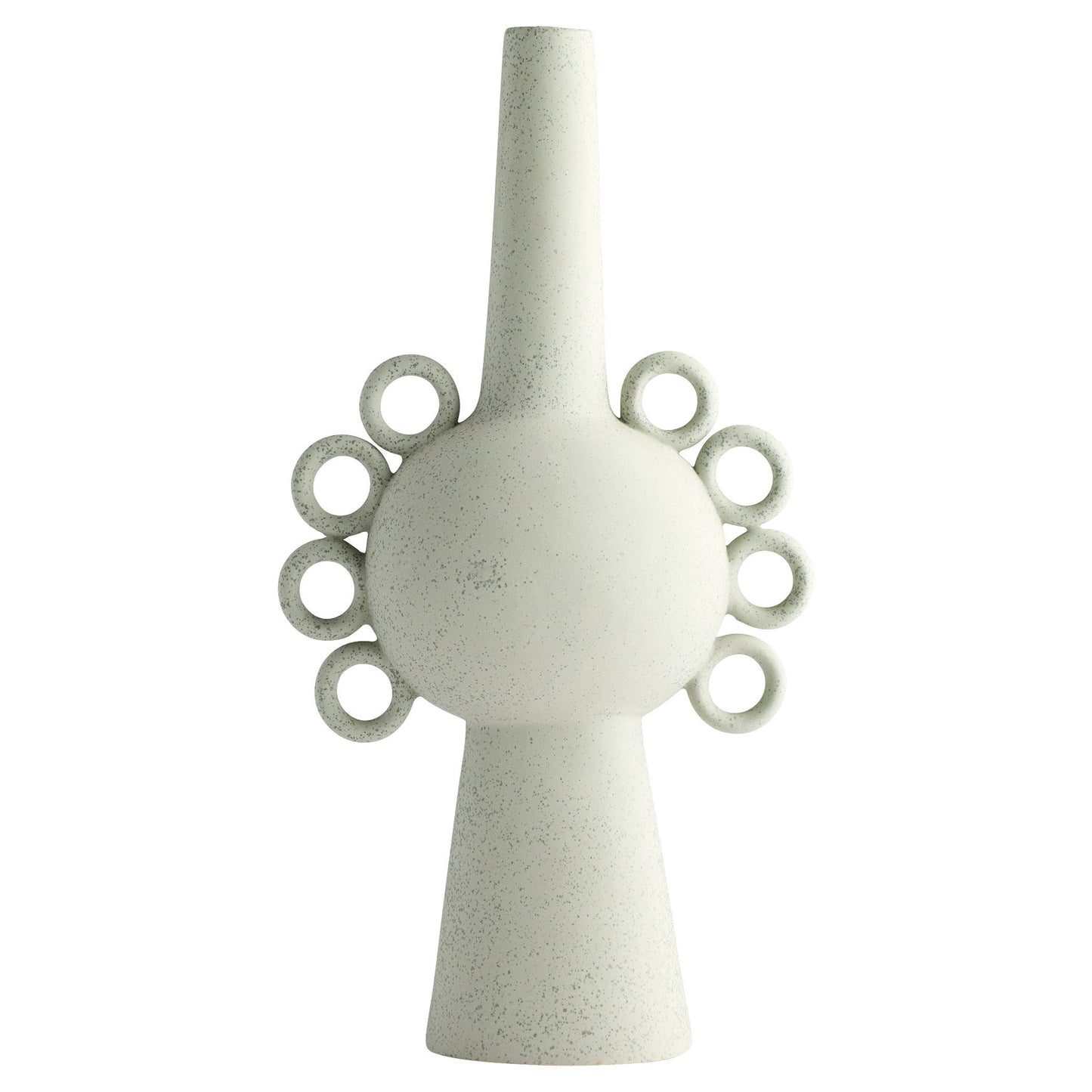 Cyan Design 12132 Vase, Ringlets, Sage Green, Celadon