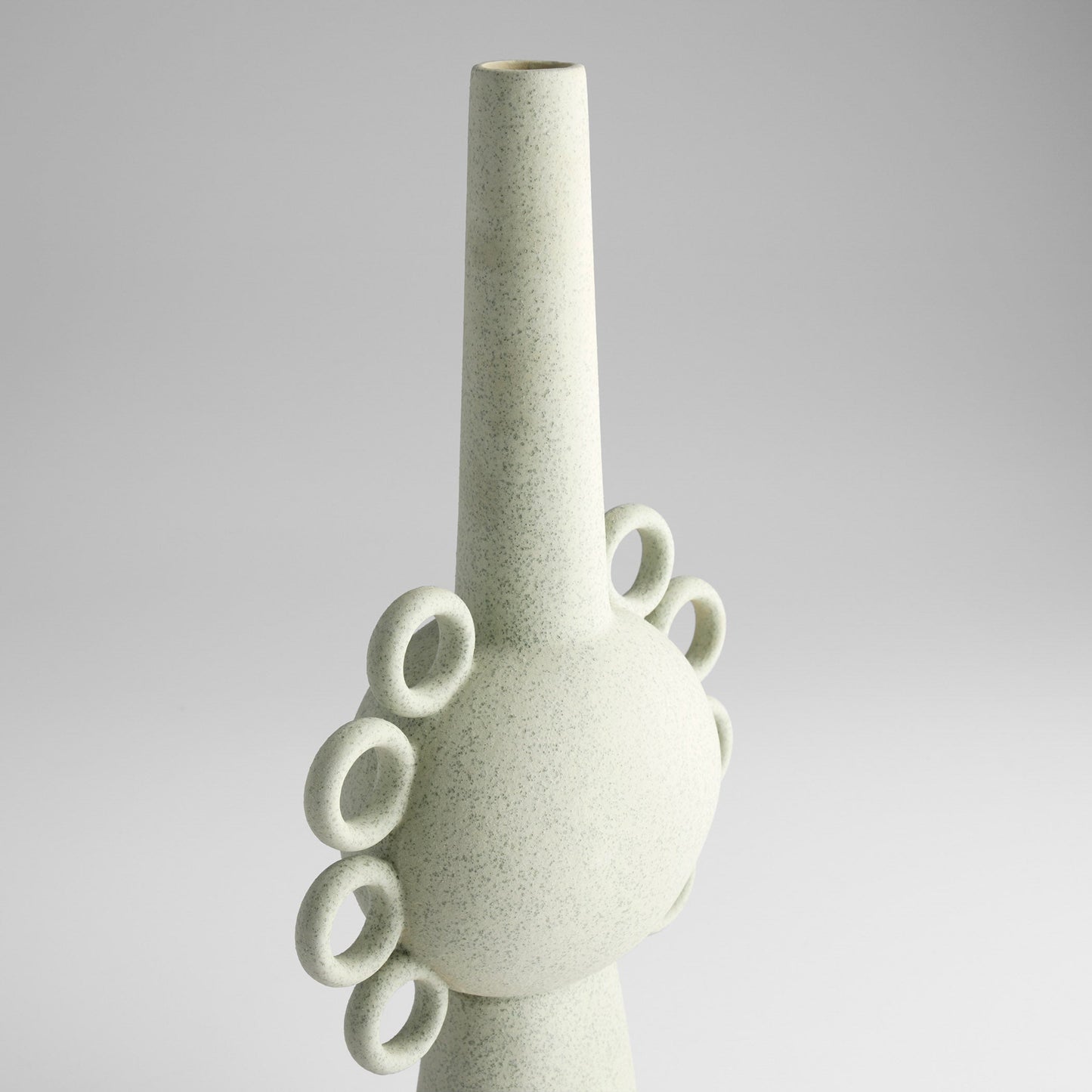 Cyan Design 12132 Vase, Ringlets, Sage Green, Celadon