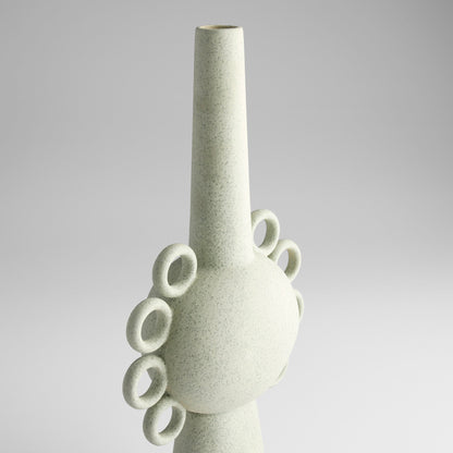 Cyan Design 12132 Vase, Ringlets, Sage Green, Celadon