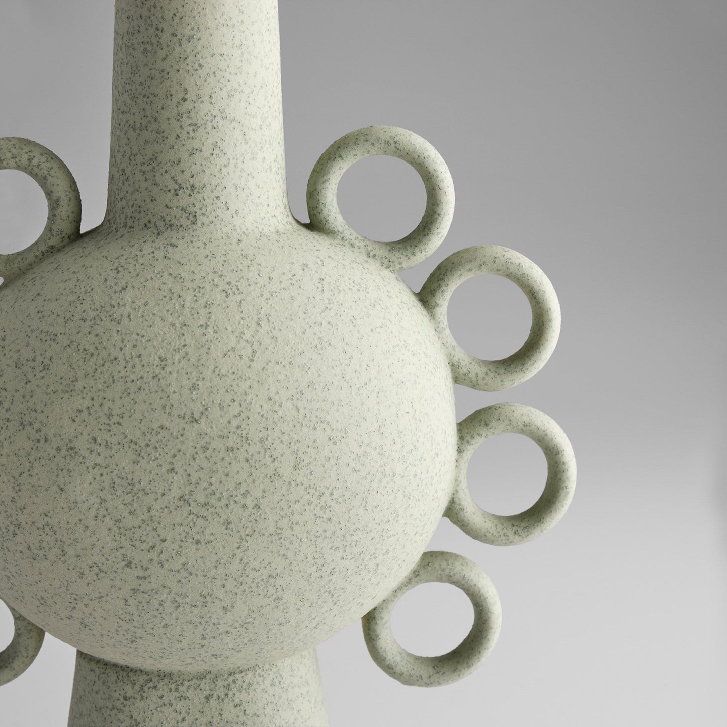 Cyan Design 12132 Vase, Ringlets, Sage Green, Celadon