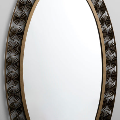 Cyan Design Spiro 12142 Mirror, Torched Brass