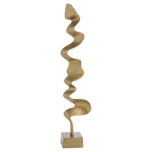 Cyan Design Andra 12143 Sculpture, Antique Brass