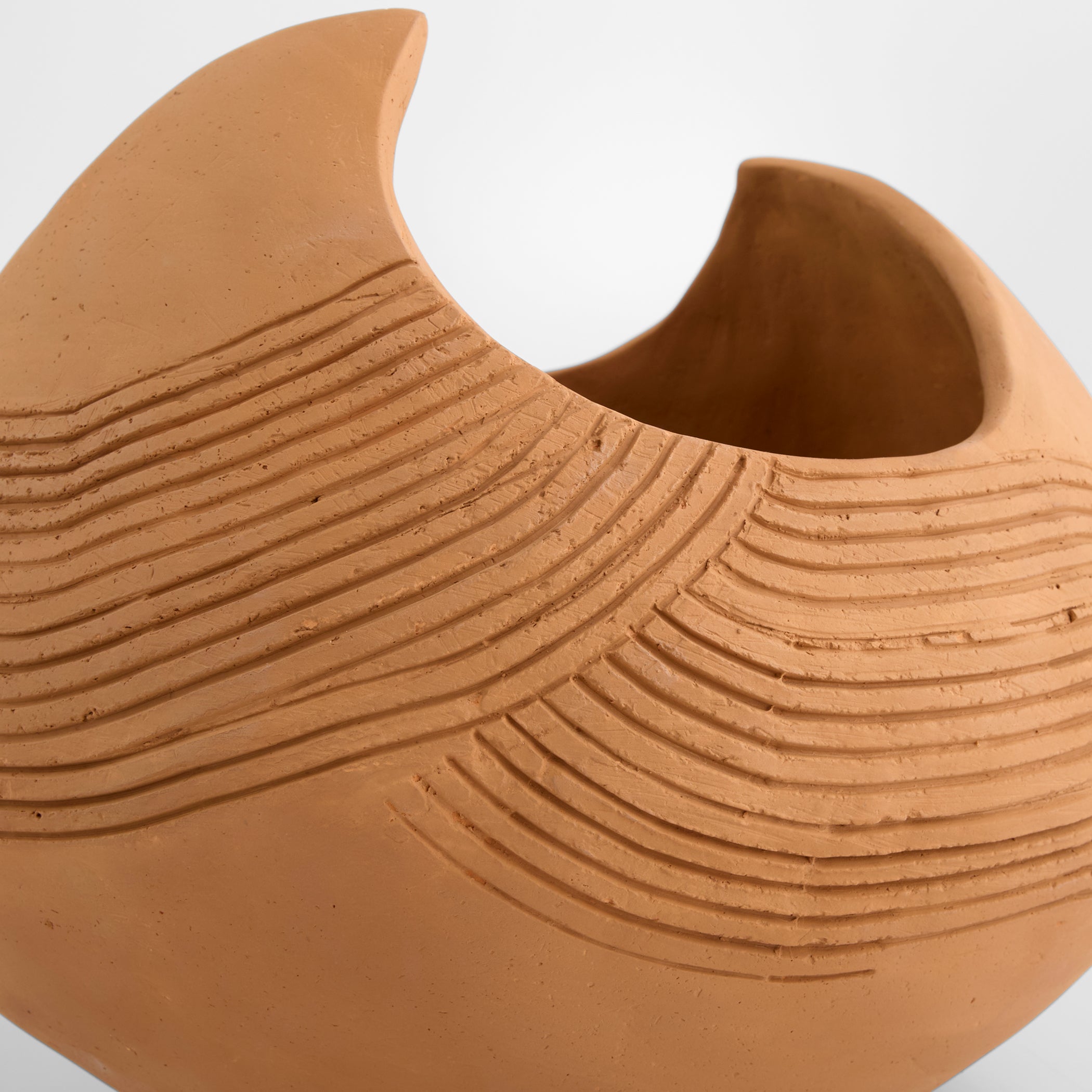 Cyan Design Miro 12148 Vase, Bulbous Silhouette, Terra Cotta