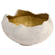 Cyan Design 12157 Bowls, Decorative, White | Gold