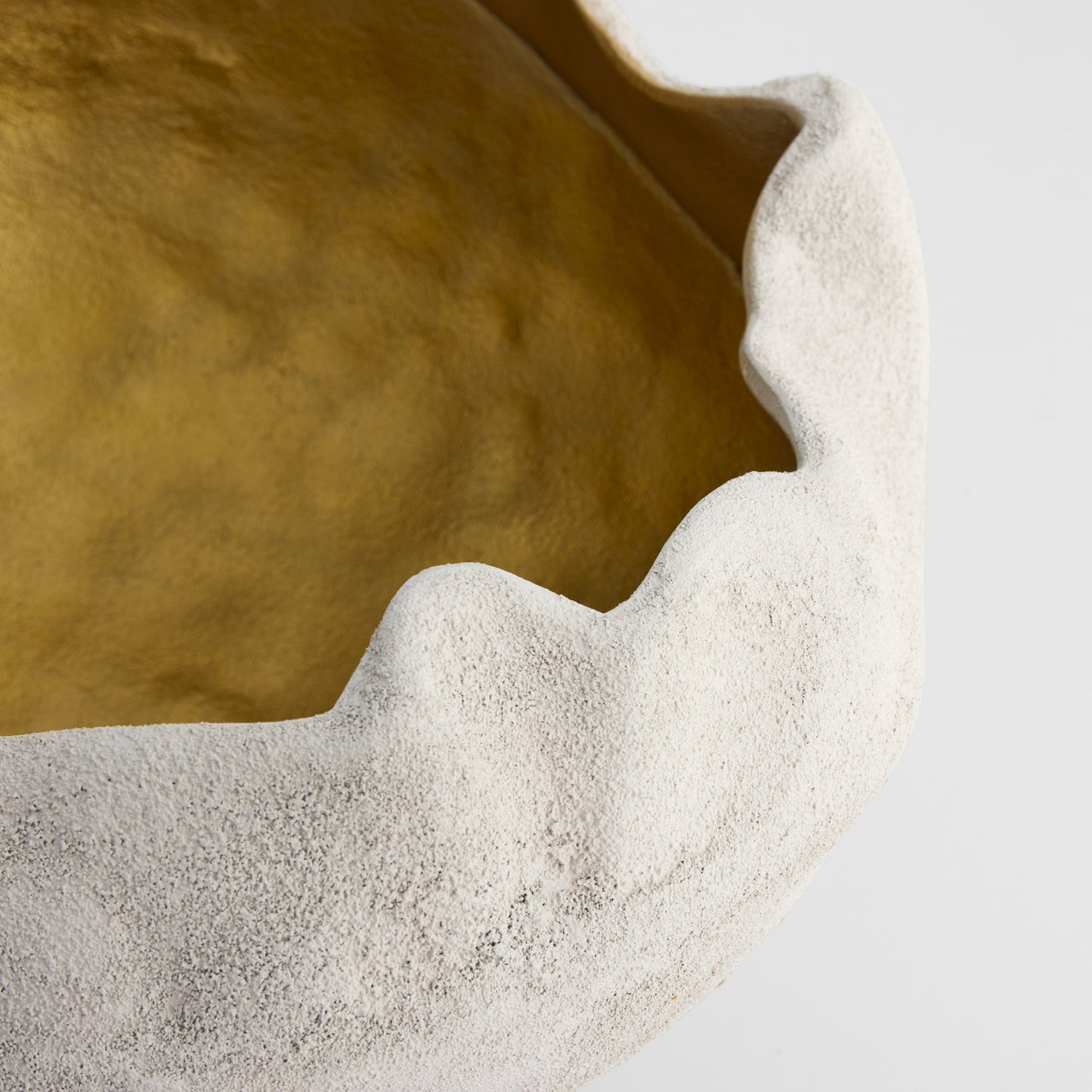 Cyan Design 12157 Bowls, Decorative, White | Gold