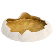 Cyan Design Selene 12159 Bowls, Cast Aluminum, White | Gold