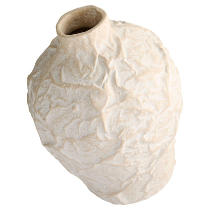 Cyan Design Zimurtu 12173 Vase, Hand Applied Texture, Off-White