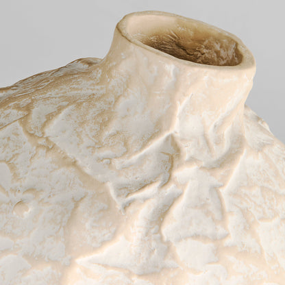 Cyan Design Zimurtu 12173 Vase, Hand Applied Texture, Off-White