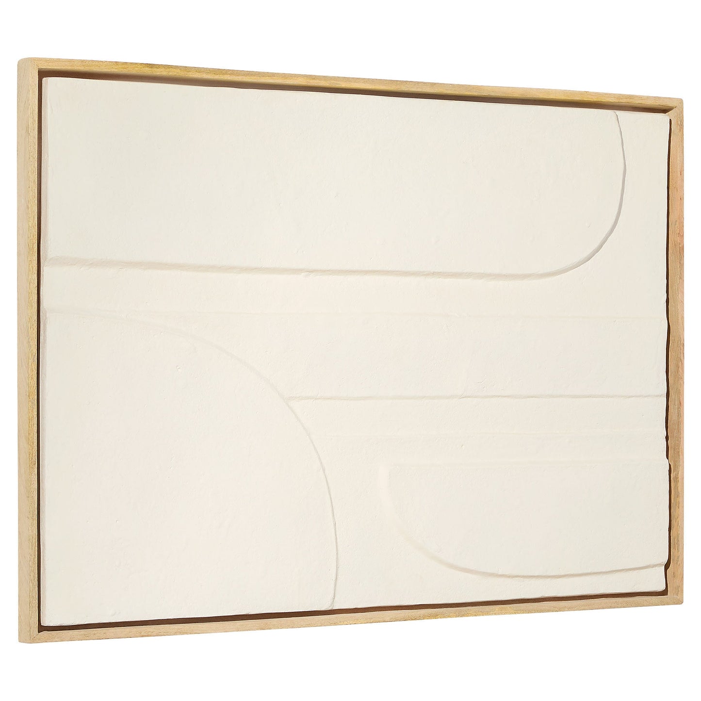 Cyan Design Nolan 12175 Wall Decor, Off-White | Walnut