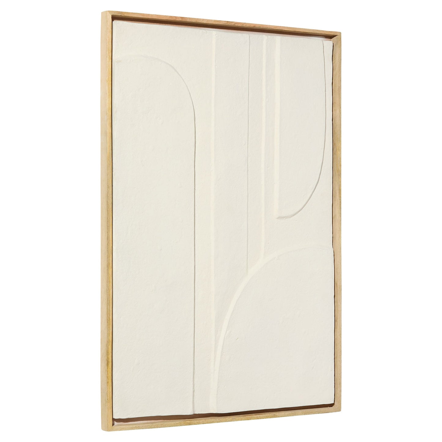 Cyan Design Nolan 12175 Wall Decor, Off-White | Walnut
