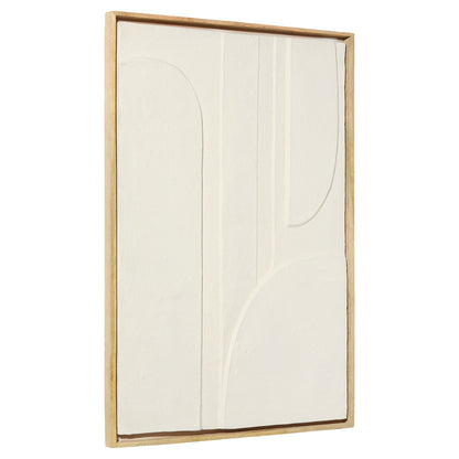 Cyan Design Nolan 12175 Wall Decor, Off-White | Walnut
