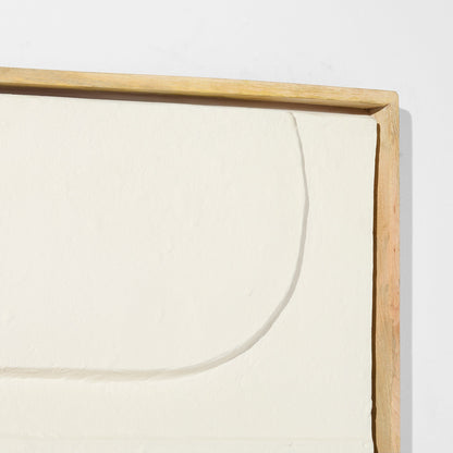 Cyan Design Nolan 12175 Wall Decor, Off-White | Walnut