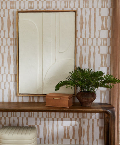 Cyan Design Nolan 12175 Wall Decor, Off-White | Walnut