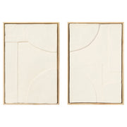 Cyan Design 12176 Wall Decor, Off White | Walnut