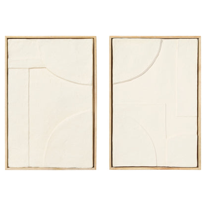 Cyan Design 12176 Wall Decor, Off White | Walnut