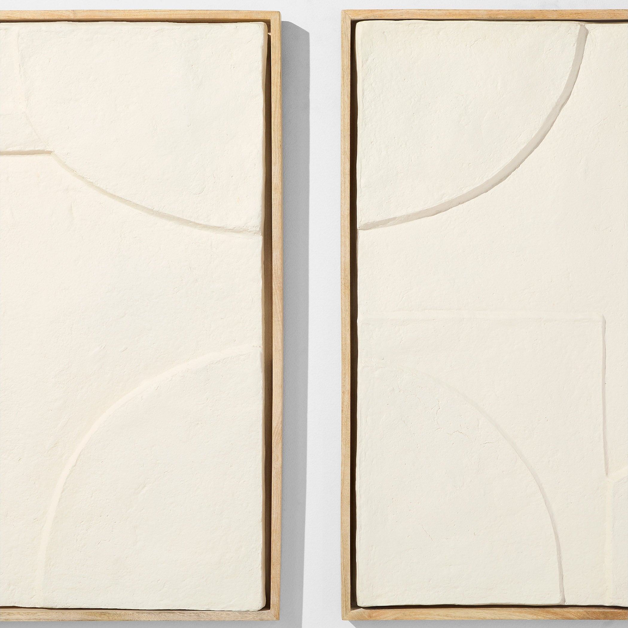 Cyan Design 12176 Wall Decor, Off White | Walnut