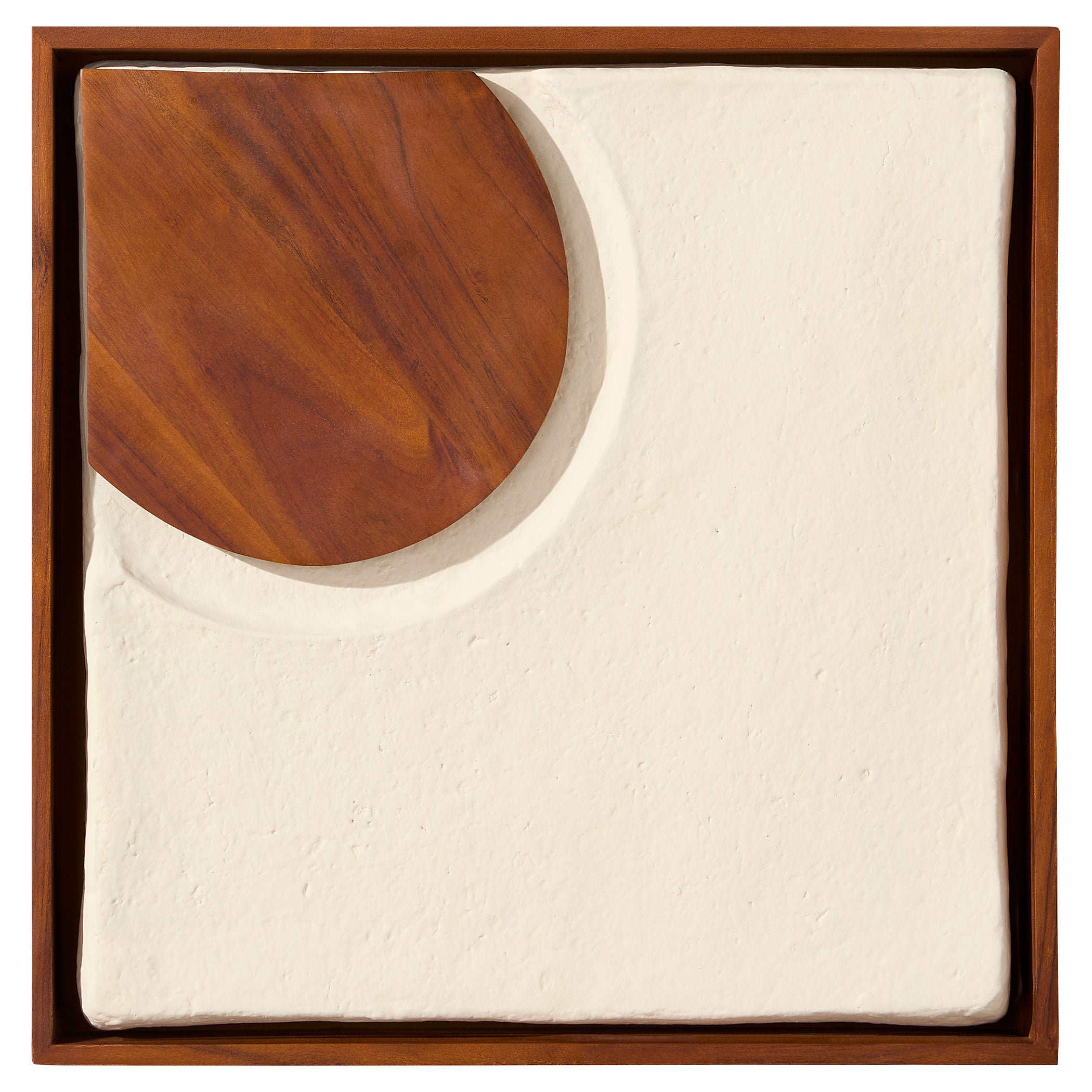 Cyan Design Rhys 12177 Wall Decor, Off-White | Walnut