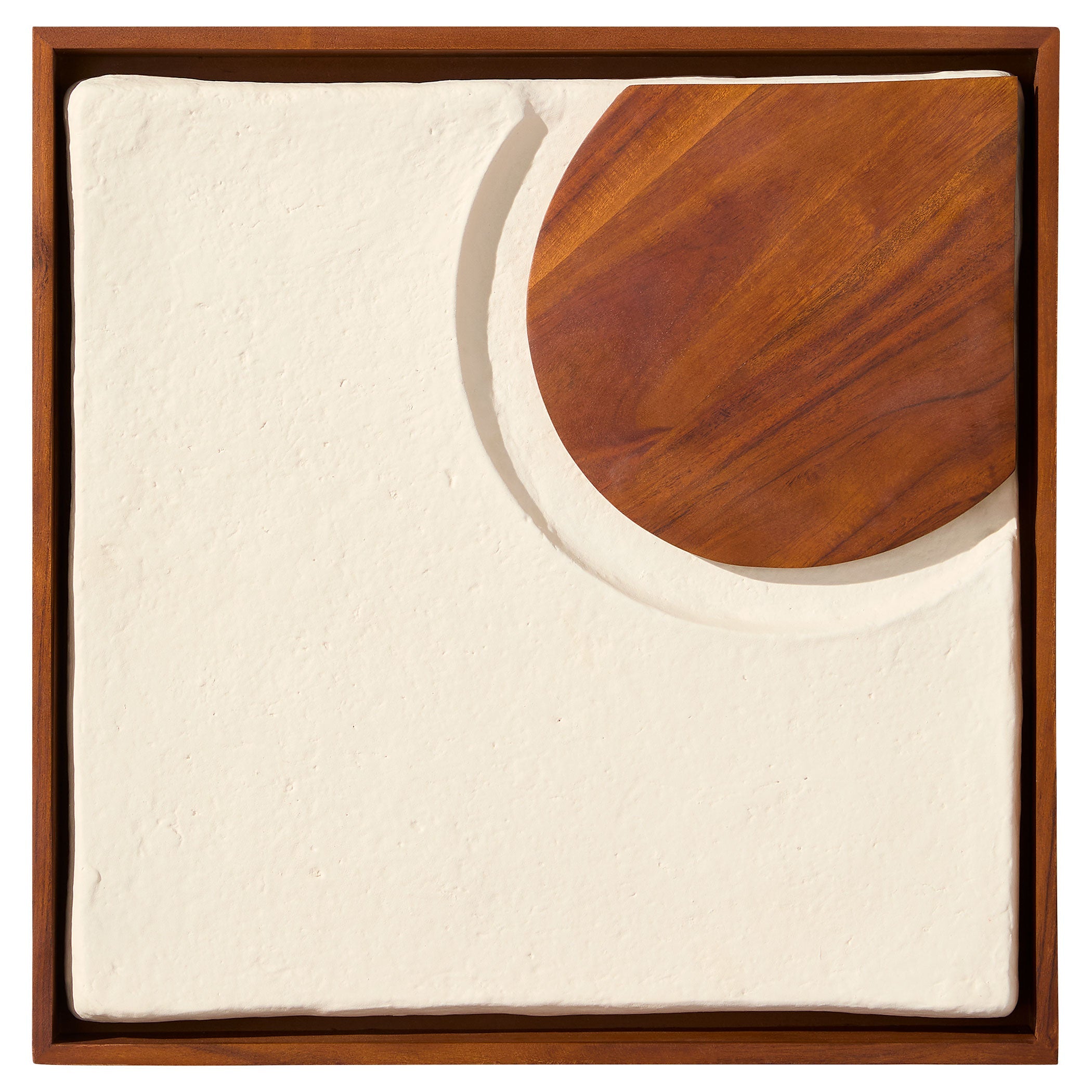 Cyan Design Rhys 12177 Wall Decor, Off-White | Walnut