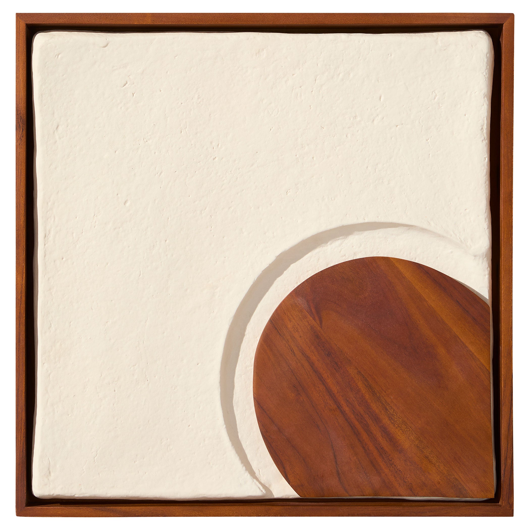 Cyan Design Rhys 12177 Wall Decor, Off-White | Walnut
