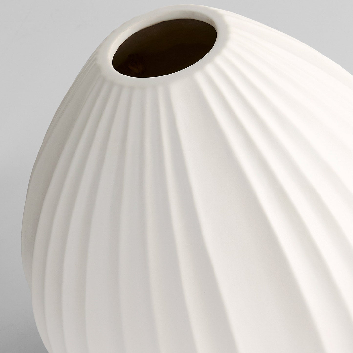 Cyan Design 12185 Vase, Modern Home Decor, Debossed Texture, White