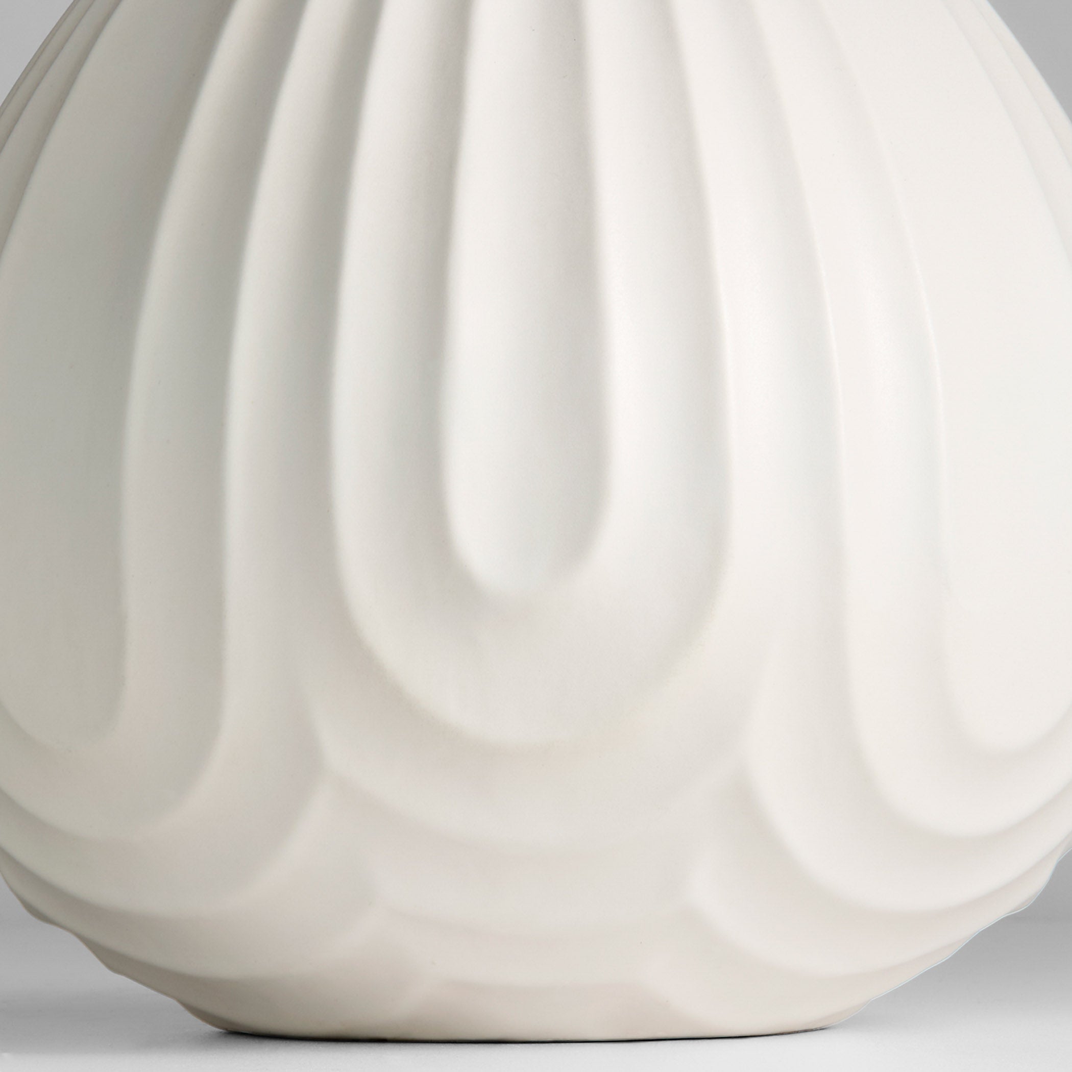 Cyan Design 12185 Vase, Modern Home Decor, Debossed Texture, White
