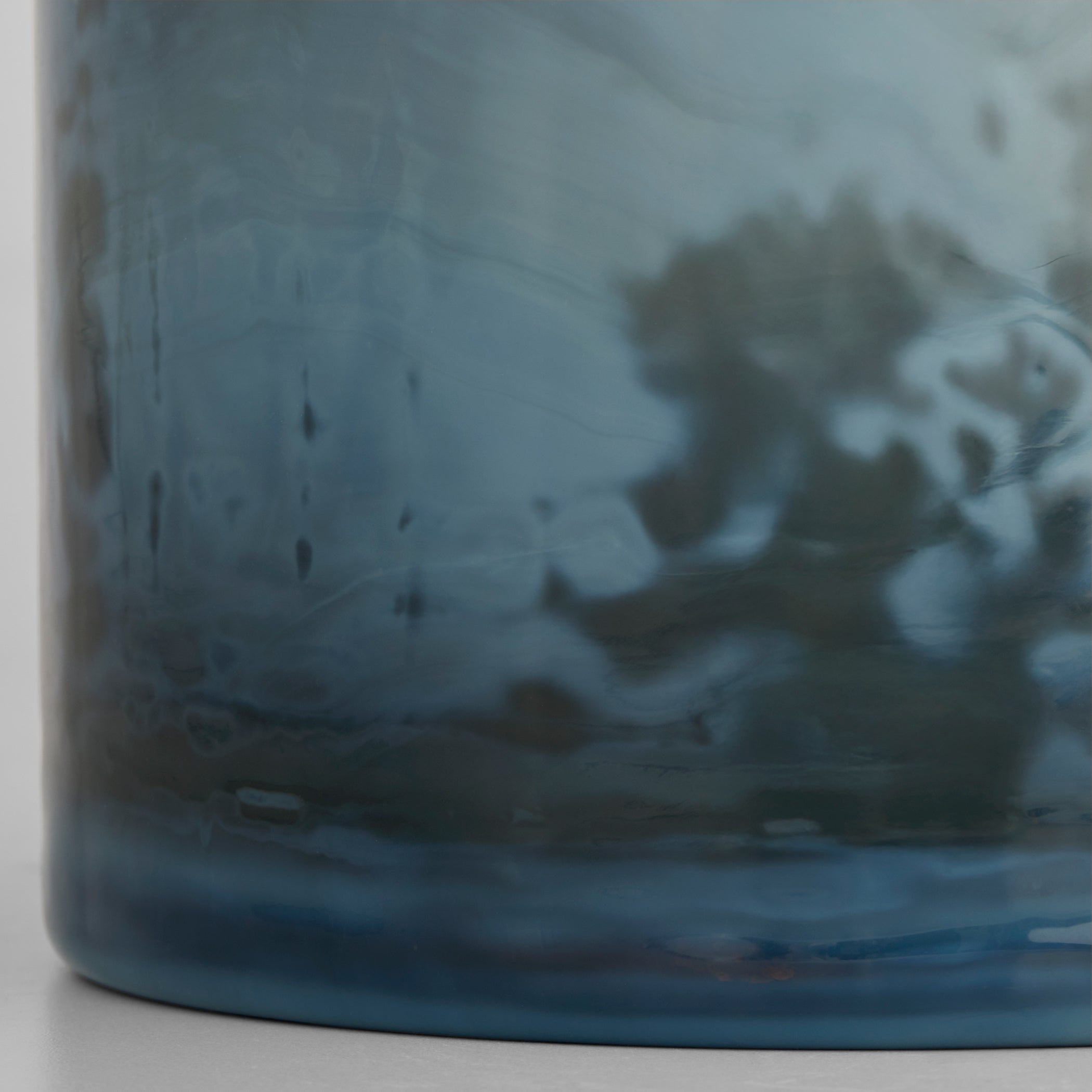 Cyan Design 12189 Vase, Tiedye, Milky Matte Blue