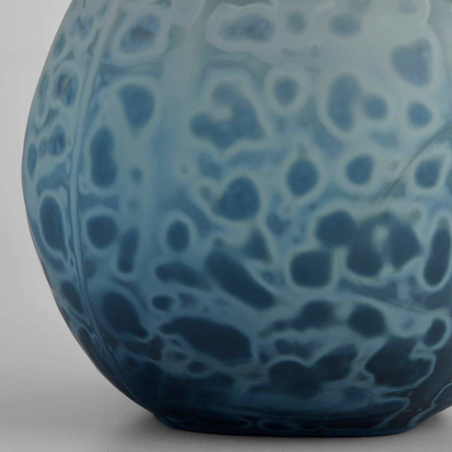 Cyan Design Tiedye 12190 Vase, UL Damp Rated, Milky Matte Blue