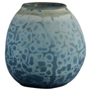 Cyan Design Tiedye 12190 Vase, UL Damp Rated, Milky Matte Blue