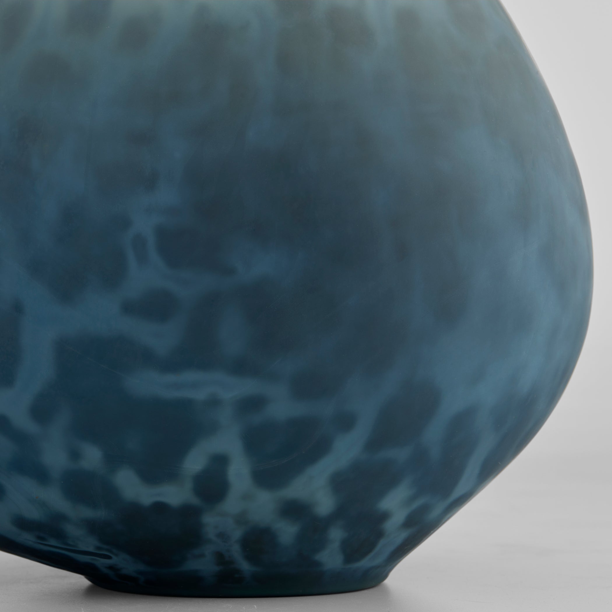 Cyan Design 12191 Vase, Tiedye, Milky Matte Blue