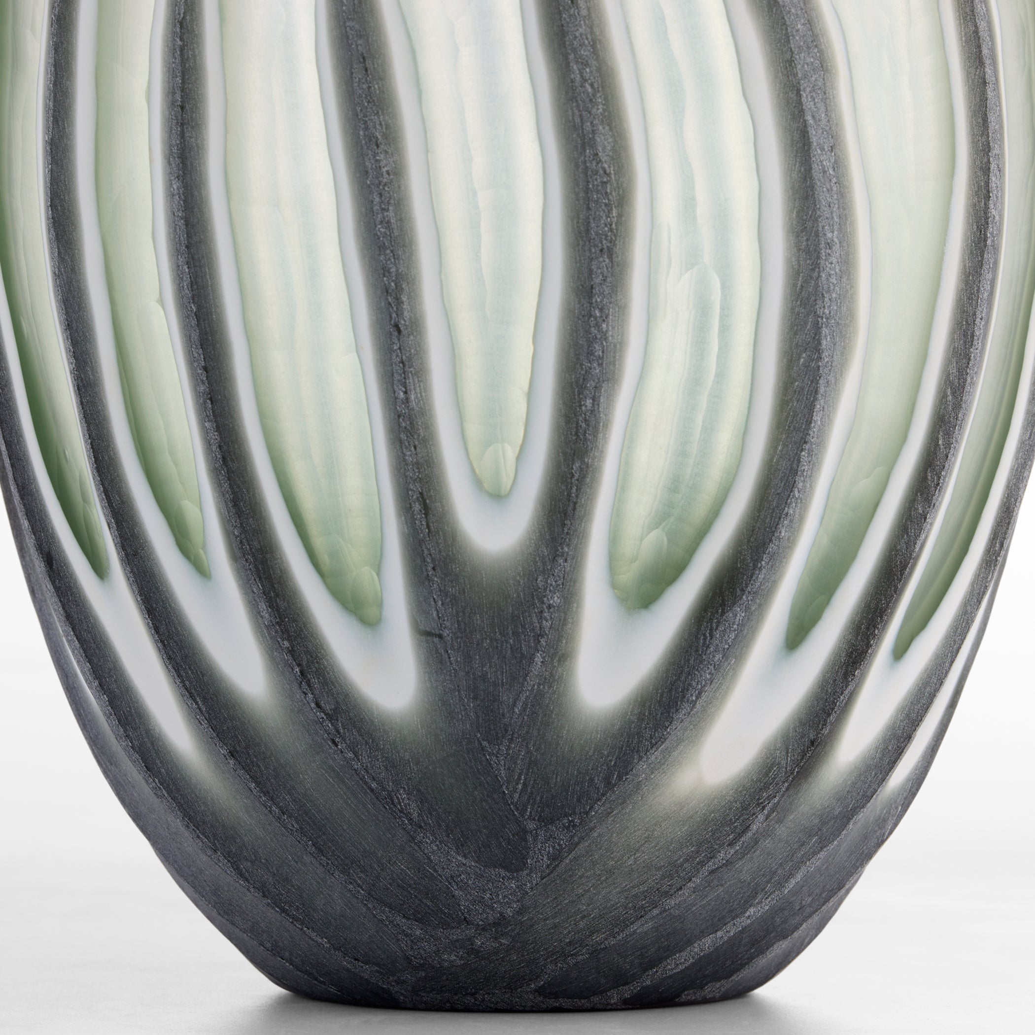 Cyan Design Kombu 12197 Vase,  Vase, Hand-Carved, Green
